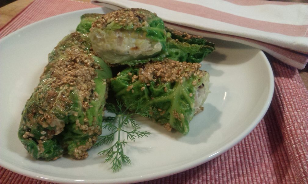 Wirsing-Päckchen mit Ziegenfrischkäse - Gemüsehof Steiger